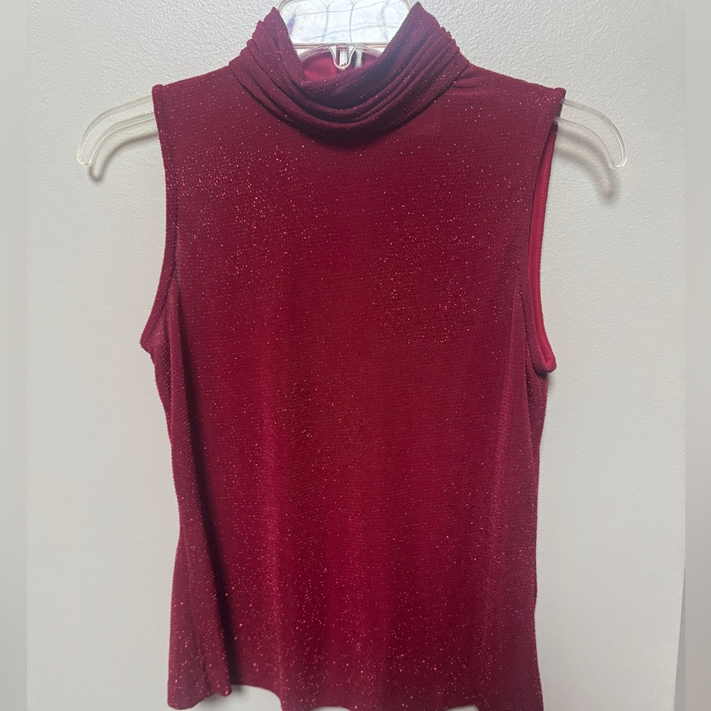 Alex Evenings | Women’s Sleeveless Mock Turtleneck | EUC